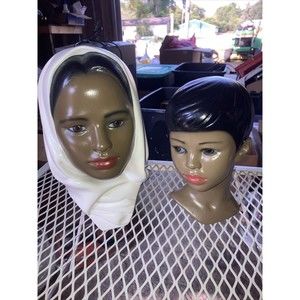 Beautiful Female Busts 9” and 8” Tall